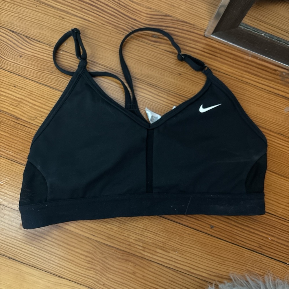 Nike Black Sports Bra with Adjustable Straps